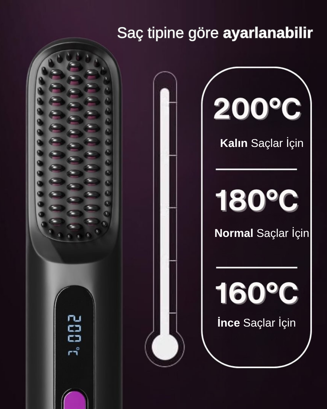 Parla -Elektrikli Taşınabilir PRO Tarak