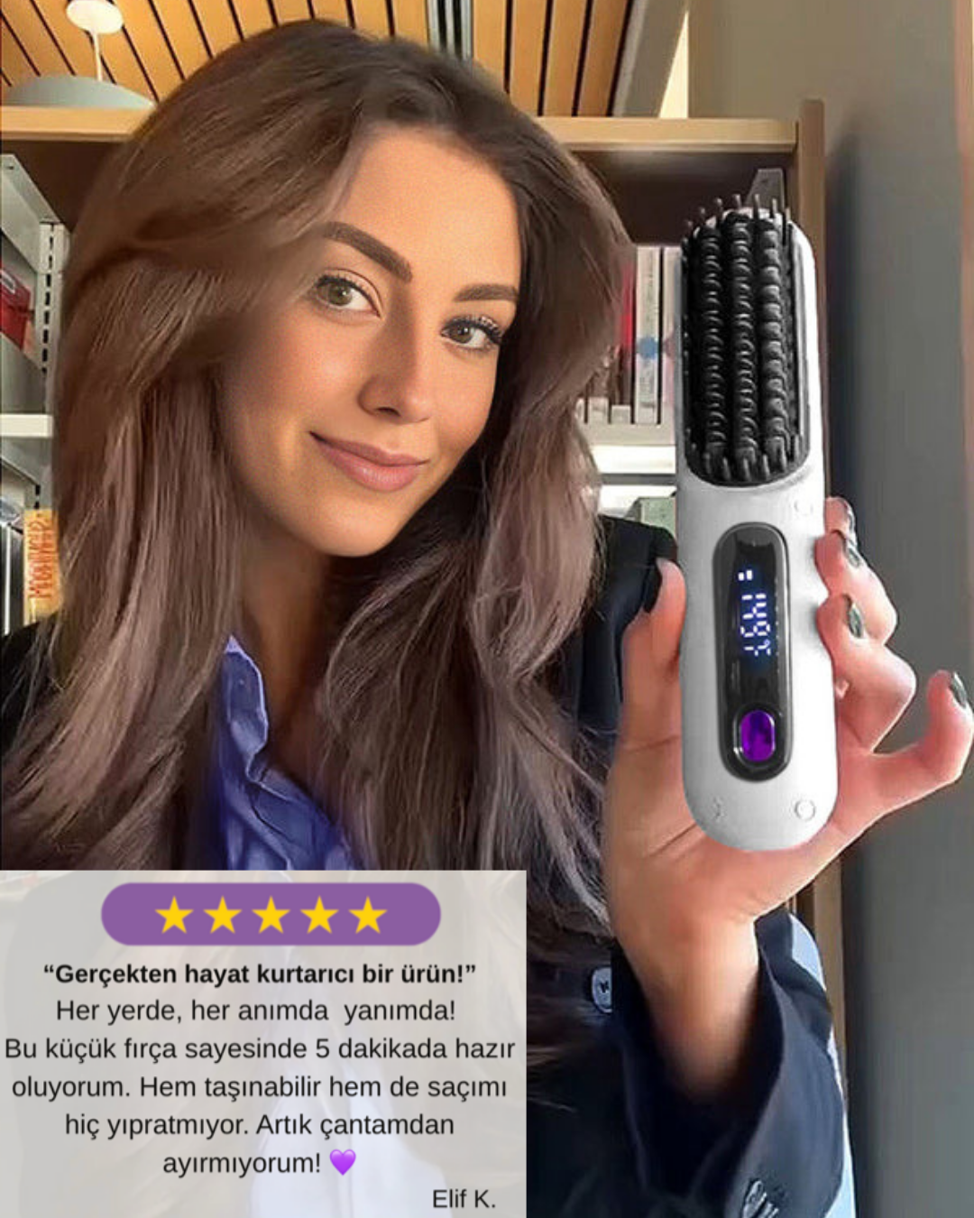 Parla -Elektrikli Taşınabilir PRO Tarak